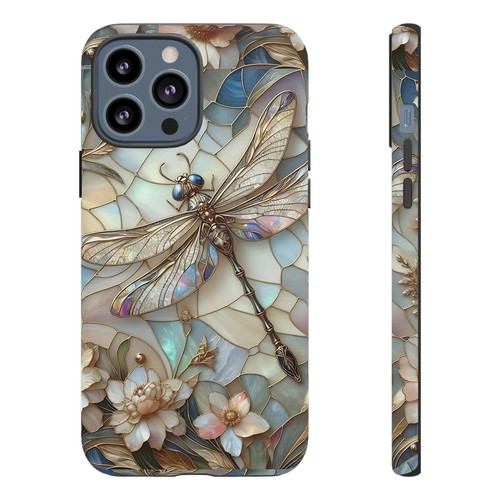 Luna Dragonfly Phone Case, Mother of Pearl Effect Phone Cover | X96 - 第 104/266 張圖片