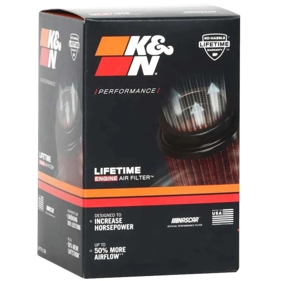 K&N UNIVERSAL Sport Luftfilter RC-0984 Flansch 54mm Oval & Konisch - Bild 2 von 2