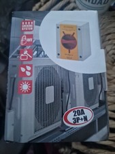 20a 3P+N IP65 ISOLATOR SCAME 590 EM2015 ROTARY ISOLATOR WATERPROOF x5