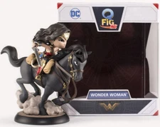 QUANTUM MECHANIX DC WONDER WOMAN MOVIE WONDER WOMAN ON HORSE Q-FIG MAX 6" FIGURE
