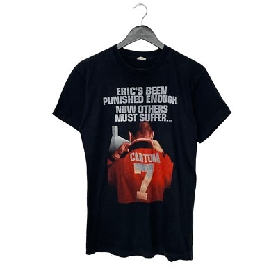 Vintage Eric Cantona Punished Manchester United Single Stitch T