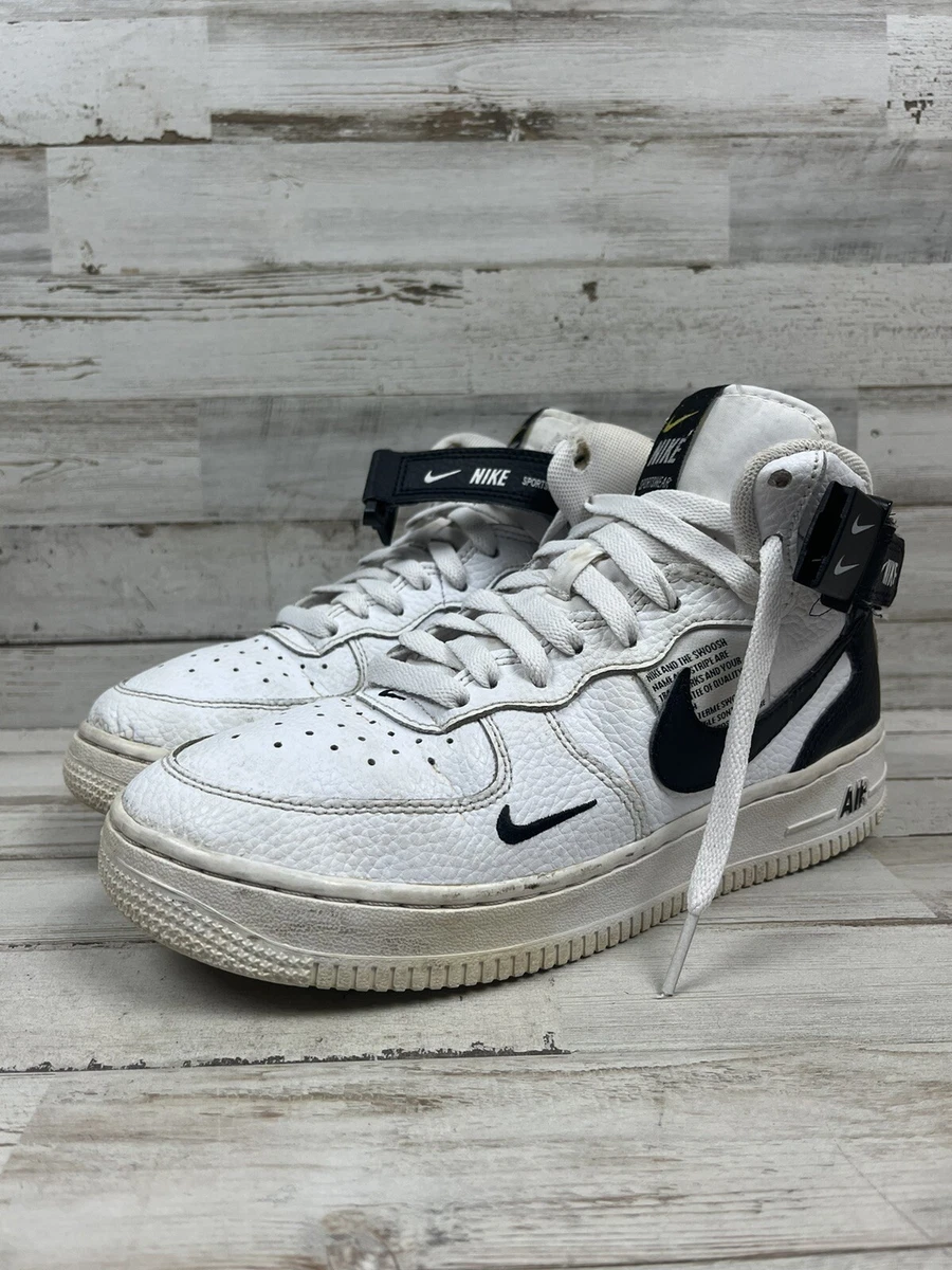 Nike Air Force 1 LV8 Utility GS 'Overbranding' | Black | Kid's Size 5.5