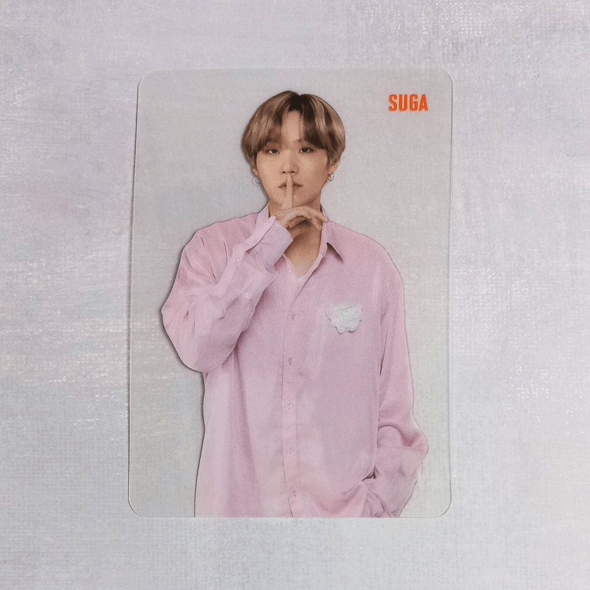 BTS Festa 2018 2020 Mood Light Official Photo Card - Suga Yoongi