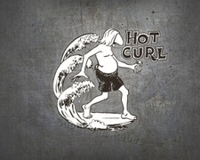 Hot Curl Beer Aufkleber - Sticker Oldschool S...