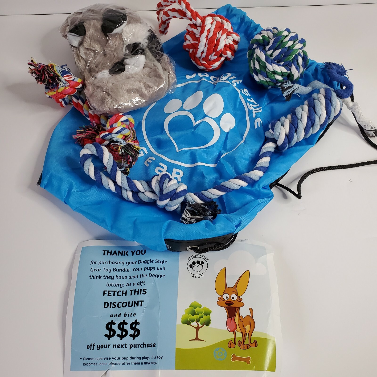 5 Different Toys With Storage Bag