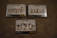 GW AGE OF SIGMAR DAUGHTERS OF KHAINE LOT. MEDUSAI. KHINERAI. WITCH AELVES!!!!