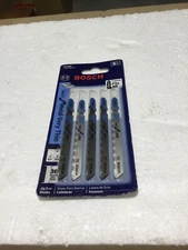 BOSCH #T118G T-SHANK JIG SAW BLADES BRAND NEW PACK OF 5 BLADES FOR THIN METALS