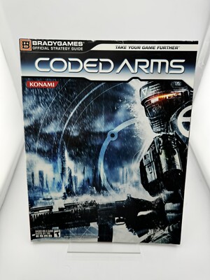 Coded Arms (PSP) Official Strategy Guide Brady Games Used Good Condition Konami