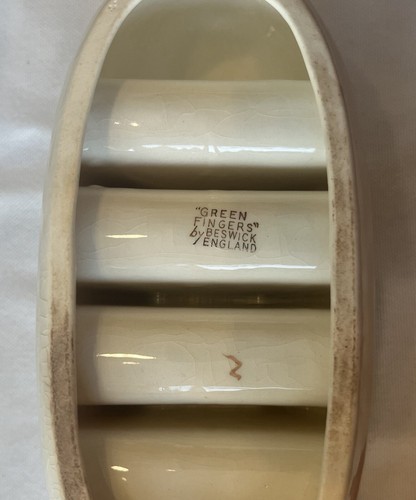 Vintage Beswick ‘Green Fingers' Toast Rack Ceramic Rare - Picture 6 of 8