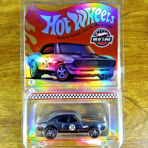 Hot Wheels RLC 20th Anniversary Custom Camaro Chase Shadowchrome Redline 2022