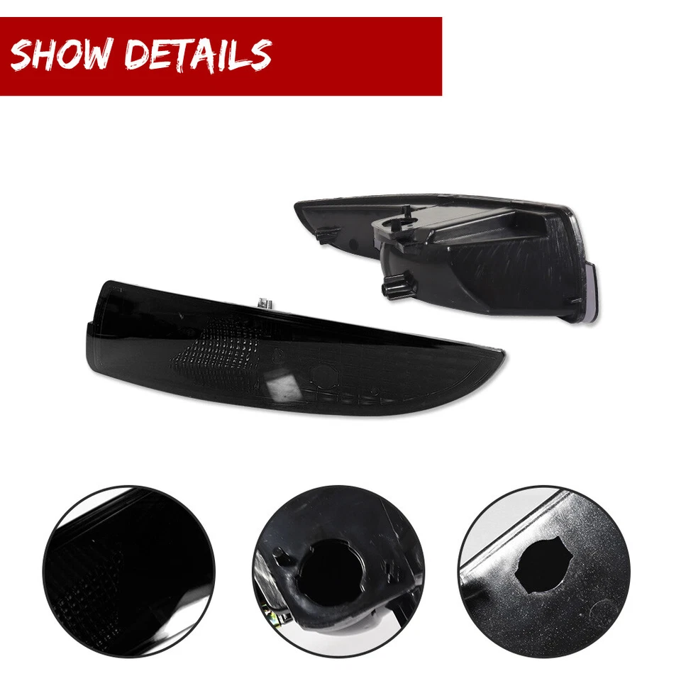 Luces de estacionamiento marcadoras laterales delanteras y traseras para Chevy Camaro 1993-2002 Foto 3 de 4