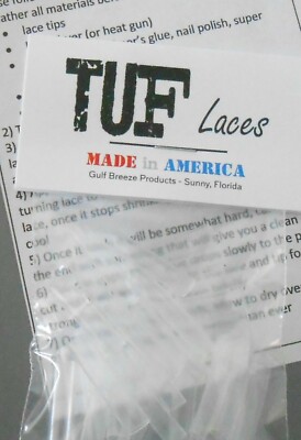 Shoelace Repair Aglets Strong Clear PVC Tips Repair Replace Lace Ends (12/+)