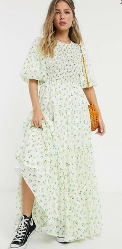 asos polka dot maxi dress