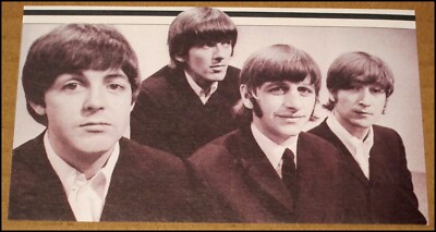2003 The Beatles in 1966 Photo Clipping 5.25x3 John Lennon Paul McCartney Ringo