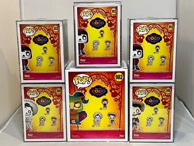 Funko Pop! Disney Pixar Coco Vaulted Set of 6 (Miguel, Hector