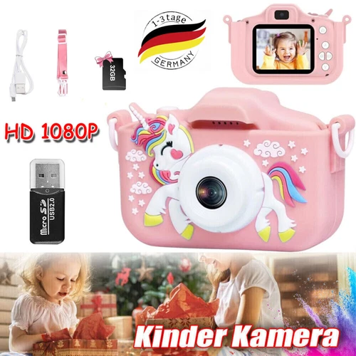 32GB Sofortbildkamera Kinderkamera Digital Kamera Fotoapparat Fr Kinder 1080p HD - Bild 1 von 14