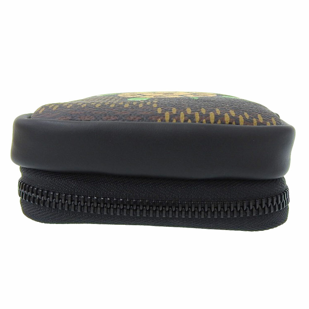 Louis Vuitton Shoulder Bag Damier Ebene Giant Double Phone Pouch 