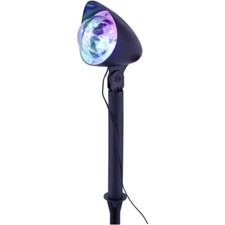 FARO LED DISCO BALL CON PUNTALE DA GIARDINO IP44 3W FESTE NATALE 