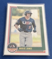 2022 Panini USA Baseball Stars & Stripes #15 Brock Jones Collegiate National