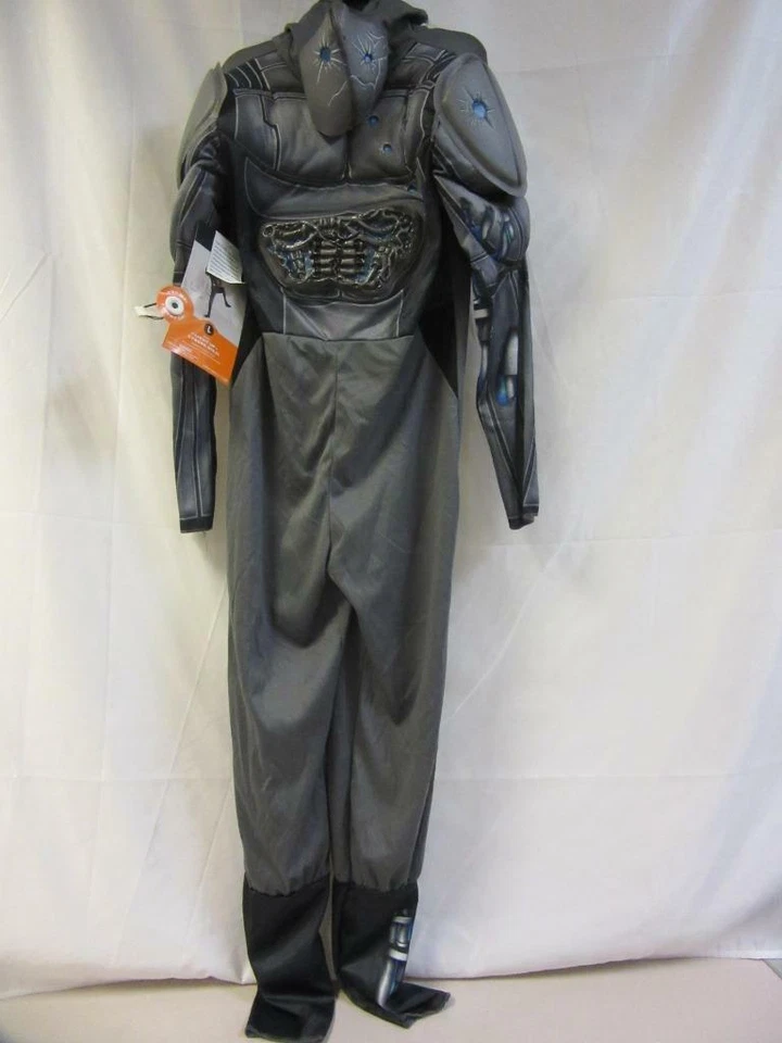 Детский светящийся костюм киборга ниндзя для Хэллоуина комбинезон с капюшоном и ремень большой - Изображение 2 из 4