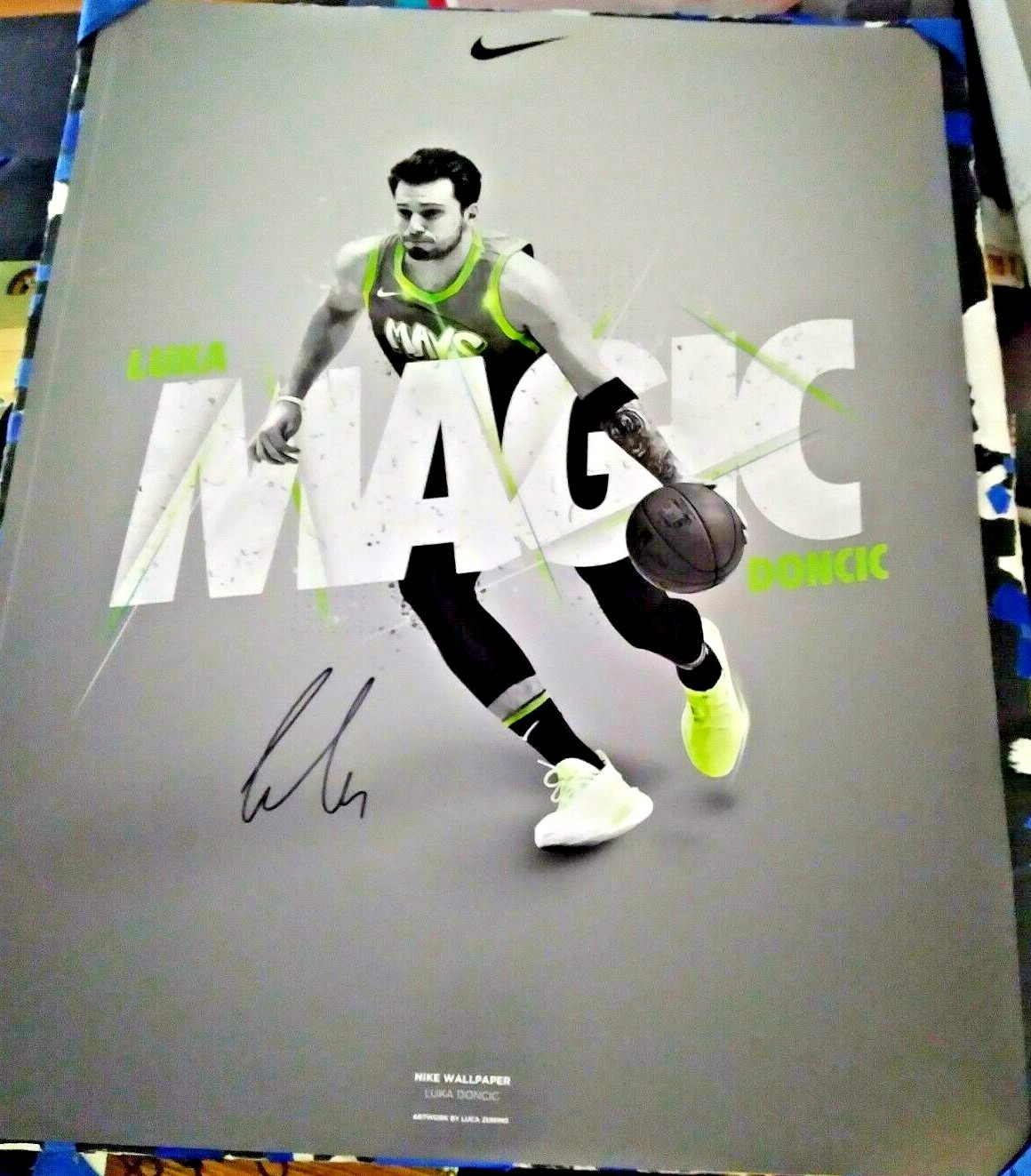 LUKA DONCIC Autographed Signed LOS ANGELES LAKERS STAR LUKA MAGIC 16X20 PHOTO JSA LOA RARE 