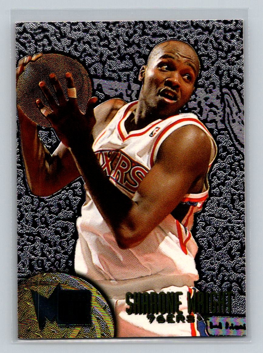 1995-96 Metal Silver Spotlight #83 Sharone Wright Philadelphia 76ers