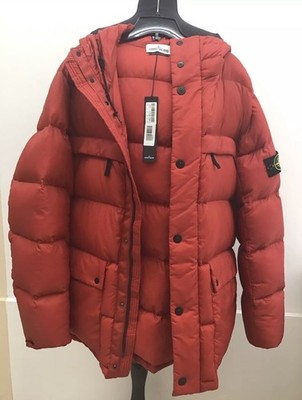 Stone Island #3102277 Red Down Mens Jacket Size XXXL
