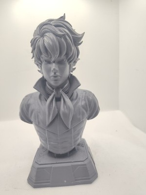 Bust Statue Fan Art Of Rick Hunter Macross Do you Remember Love Robotech 