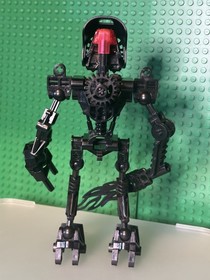 LEGO Bionicle Shadow Toa Mata Tahu 8534 Black Kanohi Hau Custom Blackout Moc