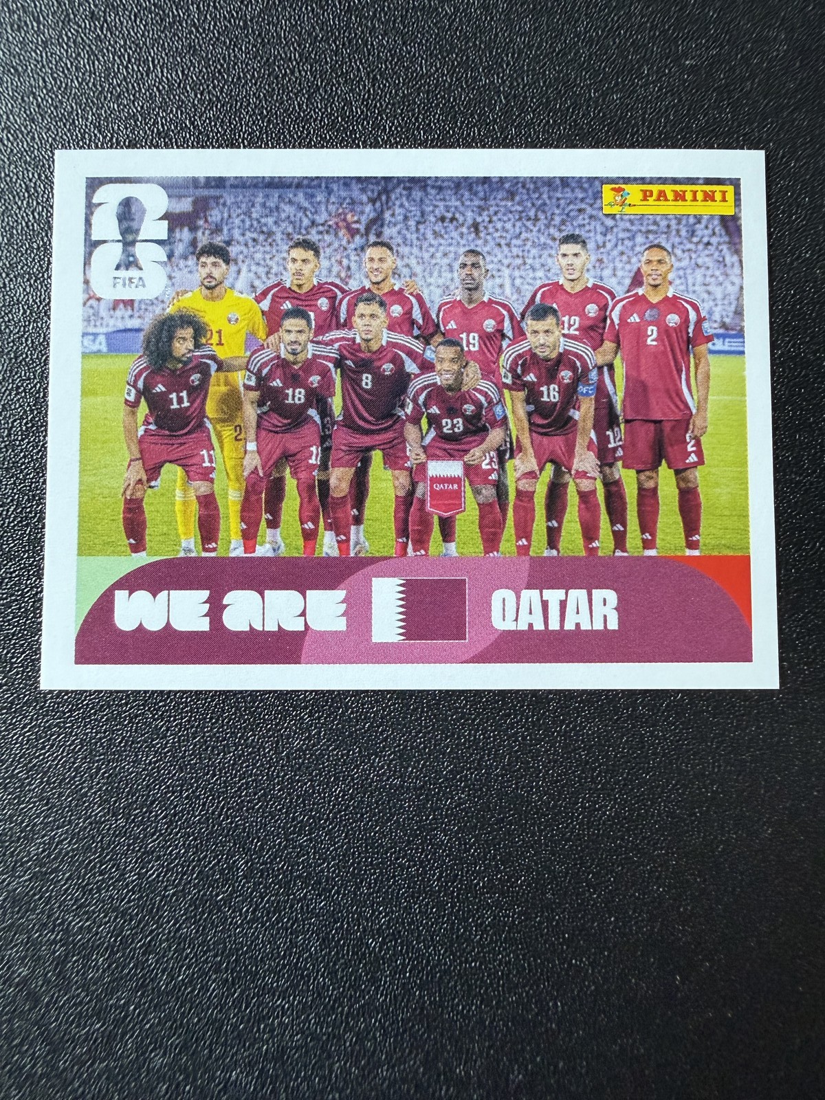2026 Panini FIFA World Cup Stickers #QAT13 Team Photo