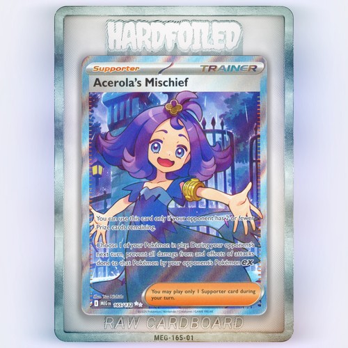 Acerola's Mischief 165 Mega Evolution Pokemon TCG Card NM