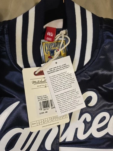 NEW YORK YANKEES MITCHELL & NESS 2000 SUBWAY SERIES JACKET SIZE XLARGE NEW TAGS! image 3