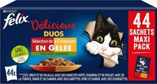 Purina, Felix, leckeres Duo, Maxipack, 44 x 85 g. Verpackung kann variieren