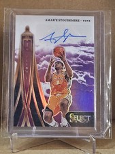 2024-25 Select - In Flight Signatures Amare Stoudemire #IFS-STO Purple /75