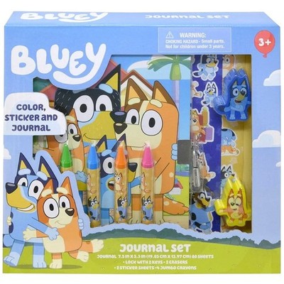 Stationery Set - Bluey - Bingo Jurnal Play Kit Stickers Crayon Combo Gift Box
