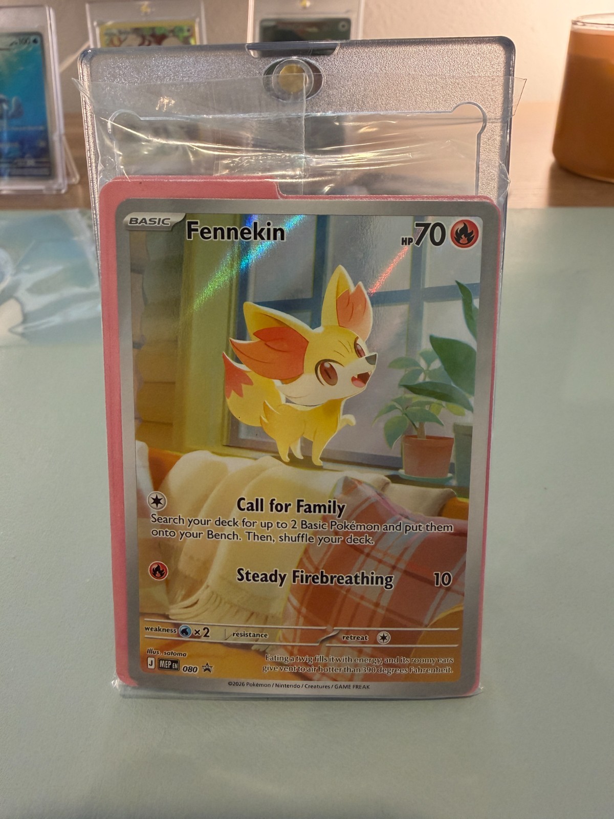 Fennekin - 080 Me: Mega Evolution Promo Holo (SEALED)