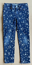 LEVIS 6 Girl's 6R Blue 710 SUPER SKINNY JEANS w/ SILVER STARS Adjustable Waist