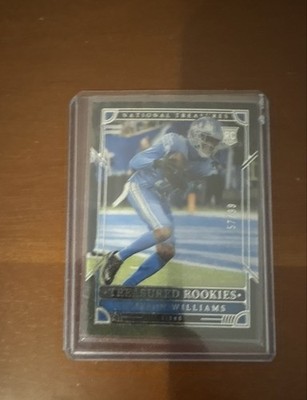 2022 Panini National Treasures - Treasured Rookies Jameson Williams  /99 (RC)