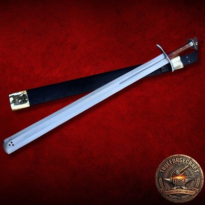 36 Inches Long Executioner's Sword Handmade Sword Carbon Steel Blade W/Scabbard