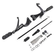 Forward Controls Foot Pegs Levers Linkages For Sportster 883/1200 04-13 Aluminum