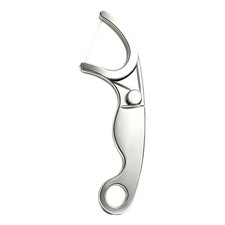 Stainless Steel Floss Pick, Reusable Metal Dental Flosser, Stainless Steel Floss
