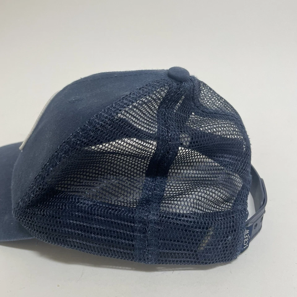 J. Gorra de béisbol CREW Crewcuts juvenil de malla azul marino talla XS/S ajustable Foto 3 de 4