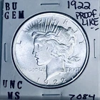 1922 P BU GEM PEACE SILVER DOLLAR UNC MS+++ U.S. MINT RARE COIN 7084