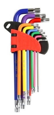 Torx Schlüssel Satz BJC T10 T50 9tlg CrV Sternschlüssel Werkzeug