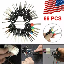 66 Pcs Car Terminal Removal Tool Kit Wire connector Pin Release Extractor Puller