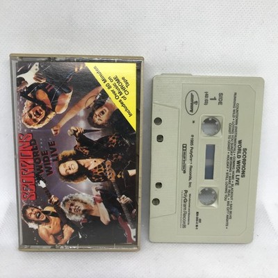 Scorpions World Wide Live (Cassette Tape, 1985) TESTED