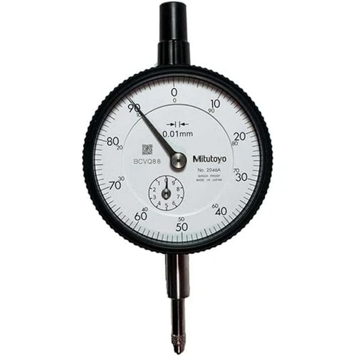 Mitutoyo Dial Gauge 10mm Range Shockproof Stainless Steel Standard Model