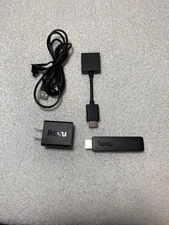 Roku 3600X 1080p Streaming Stick and AC Adapter (No Remote) Tested and Working