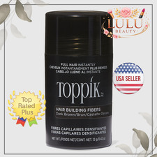 Toppik Hair Building Fibers Black, Dark Brown, Medium Brown, Light Brown 12g