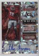 2018 Contenders Draft Picks Cracked Ice Ticket 3/23 Trenton Thompson Auto 07lk